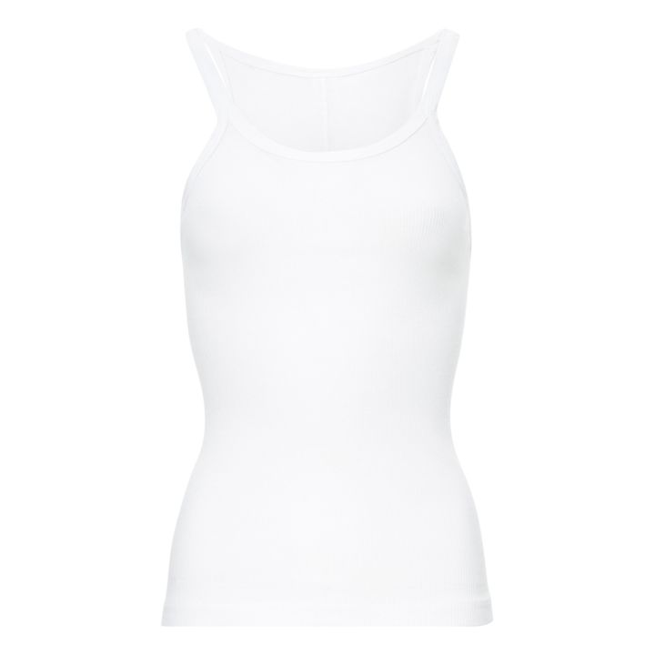 Camiseta sin mangas acalanada | Blanco- Imagen del producto n°0