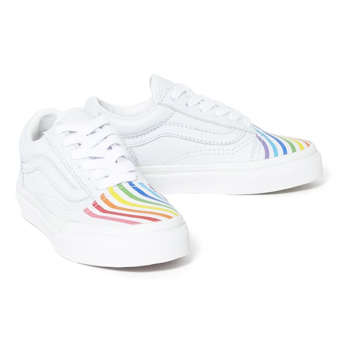 Vans old store skool rainbow stripe