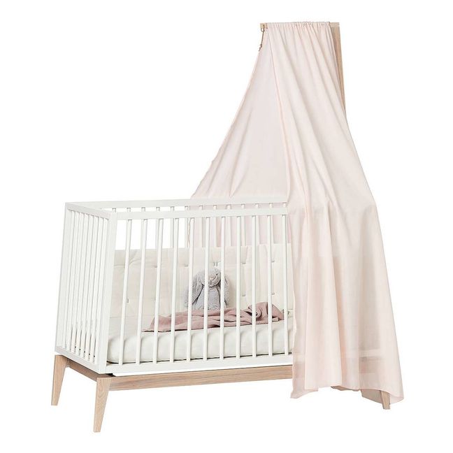 Babybett-Schleier Linea | Rosa