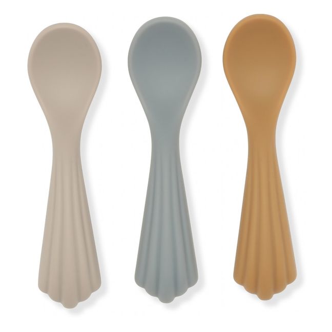 Silicone Spoons - Set of 3 | Grey