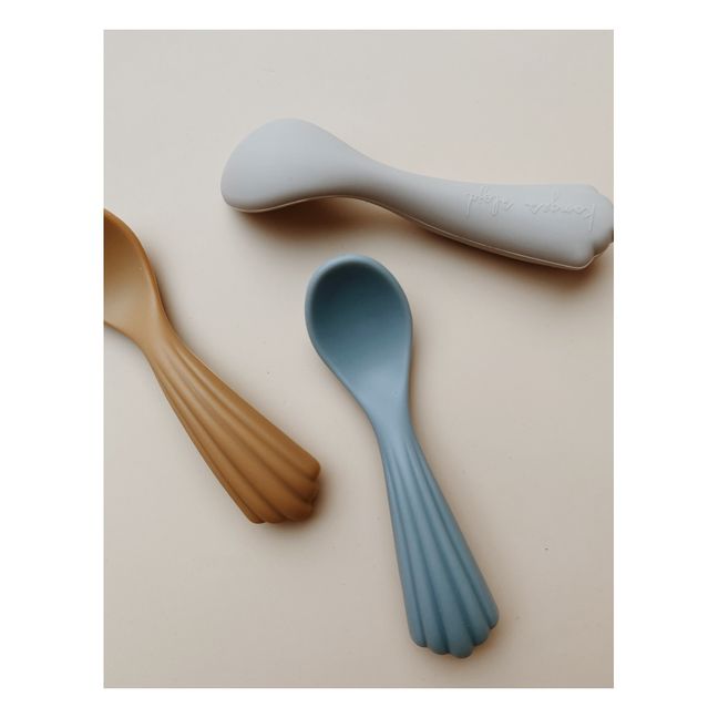 Silicone Spoons - Set of 3 | Grey