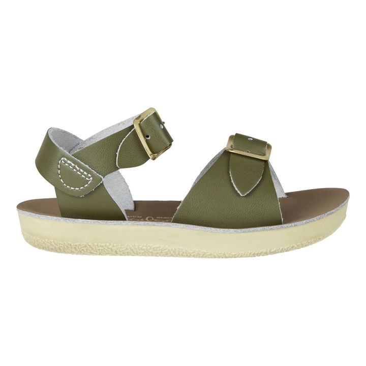 Sandali in pelle impermeabili Surfer Verde militare- Immagine del prodotto n°0