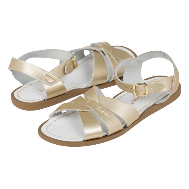 Original Waterproof Leather Sandals | Gold