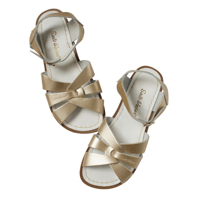 Sandalias de cuero impermeable Original | Dorado