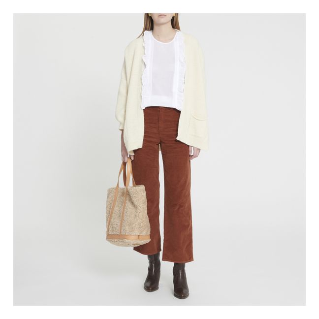 Blouse Cafeine Coton Bio | Blanc