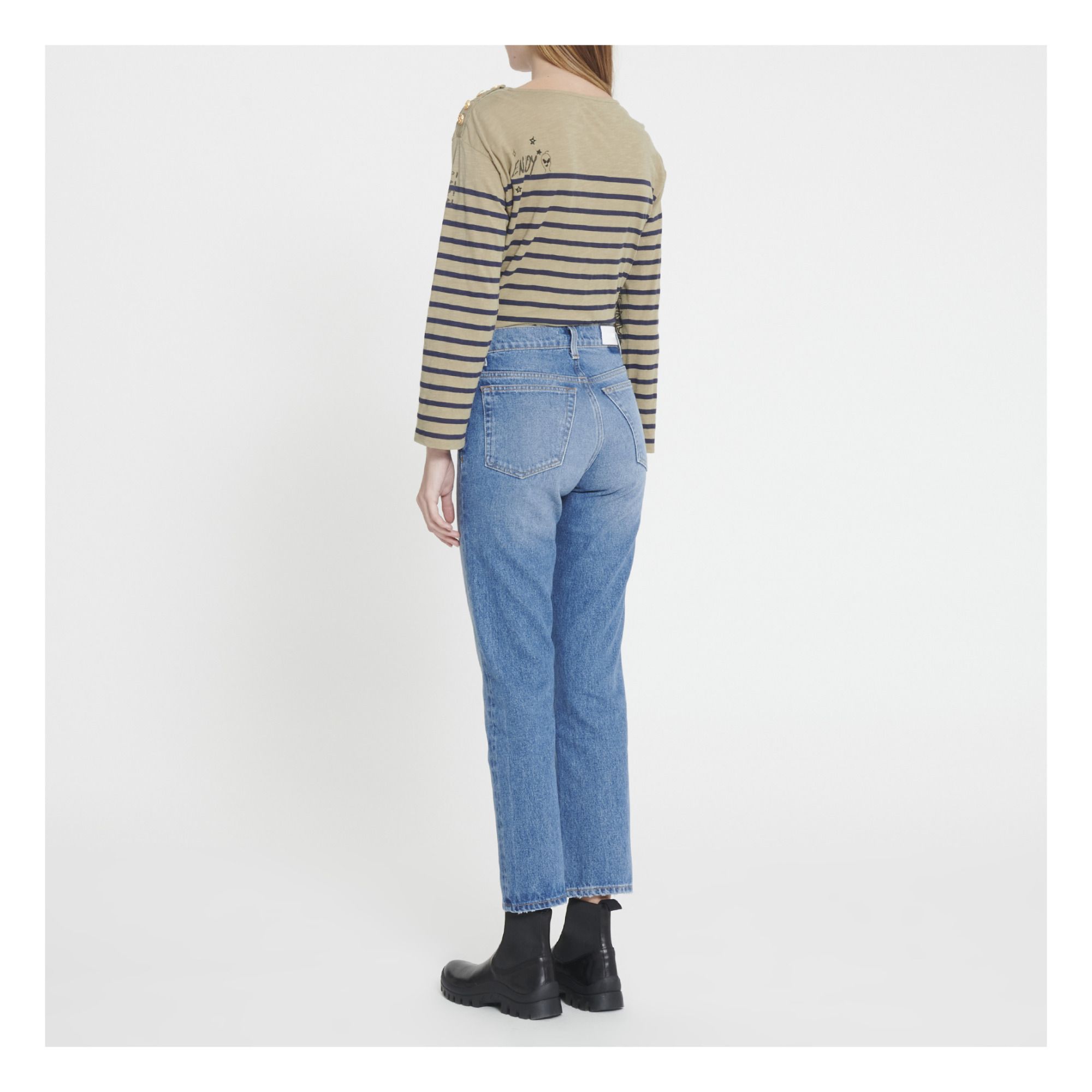 70s-style Straight Leg Jeans Medium 26 