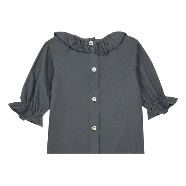 Bluse Collerette | Anthrazit