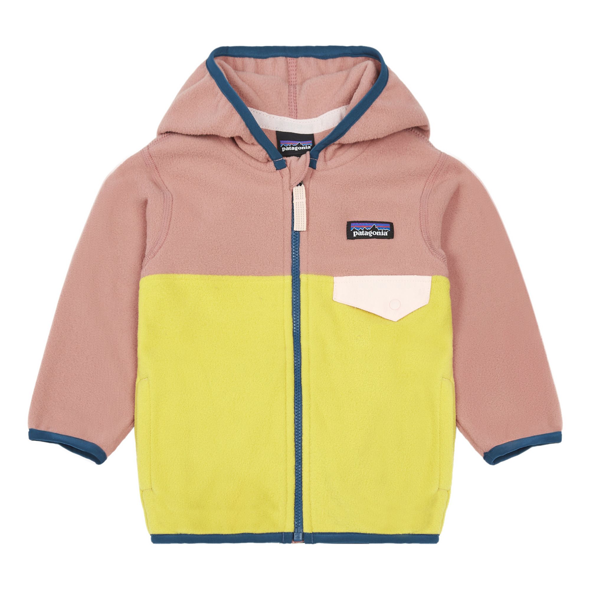 Twotone Recycled Polyester Fleece Mustard Patagonia Fashion Baby