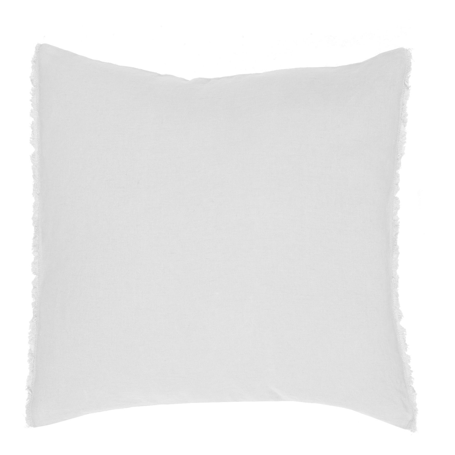 Communauté de biens - Housse de coussin en lin lavé - Blanc