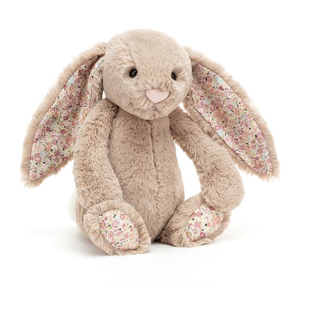 Blossom Rabbit Soft Toy Beige