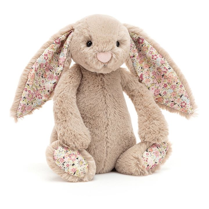 Blossom Rabbit Soft Toy | Beige- Product image n°0