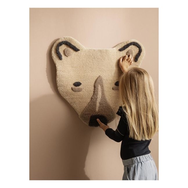 Teppich Eisbär | Grauweiß