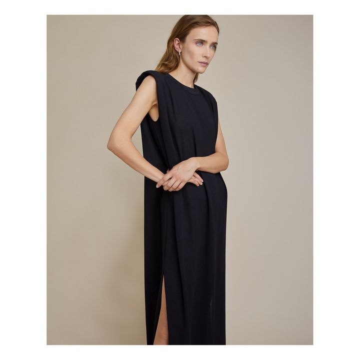 Wool Maxi Dress Black Róhe Fashion Adult