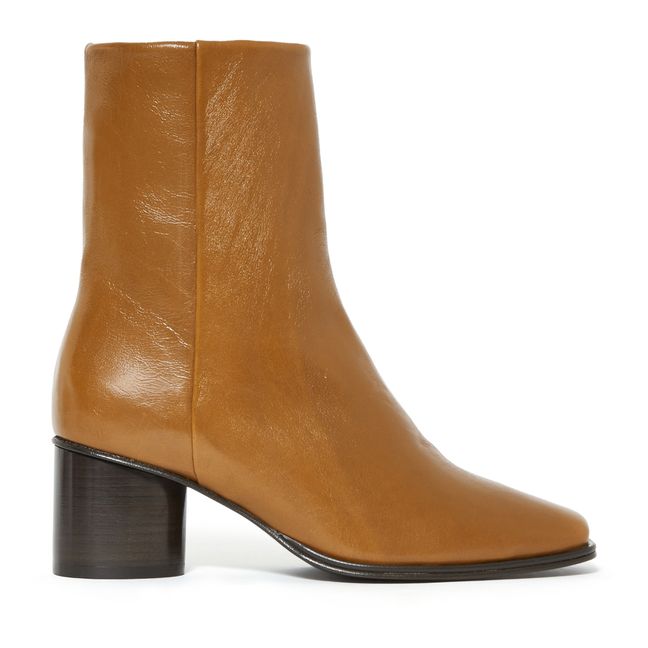 Simon Leather Boots | Hazel