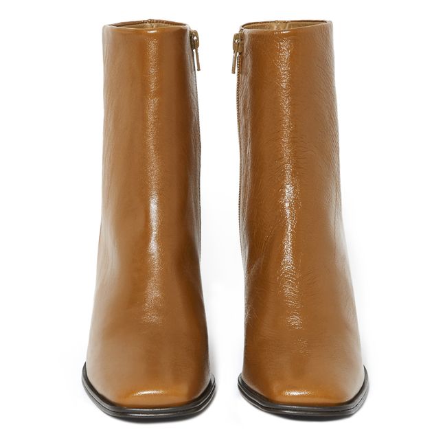 Simon Leather Boots | Hazel