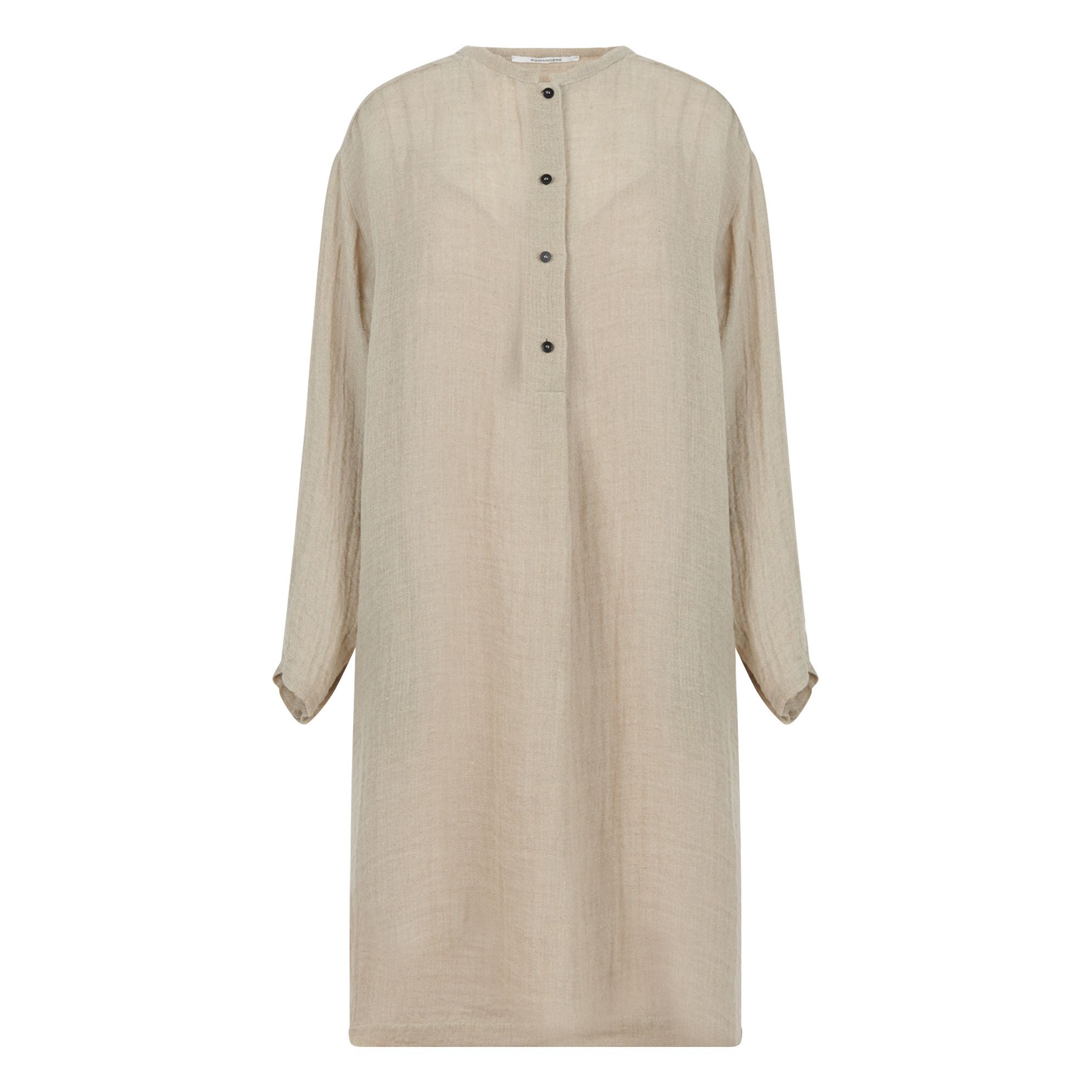 Pomandère - Robe Lin Mélangé - Femme - Naturel