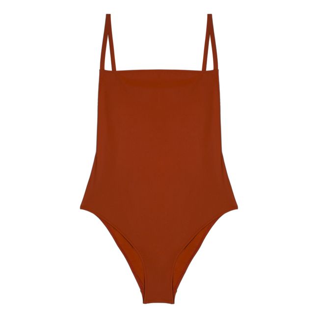 Costume intero Tre | Terracotta