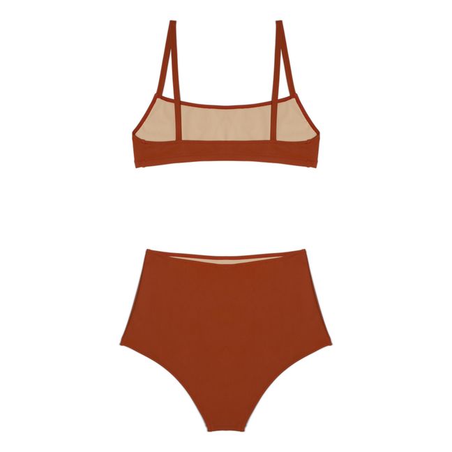 Undici Two-piece Swimsuit Terracotta