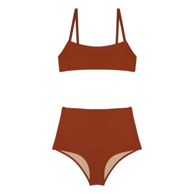 Undici Two-piece Swimsuit | Terracotta