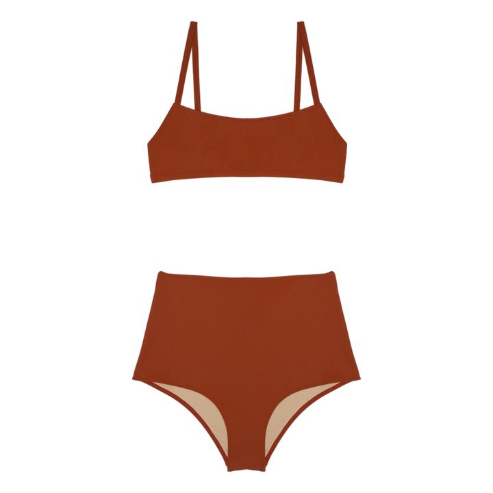 Undici Two-piece Swimsuit Terracotta- Product image n°0