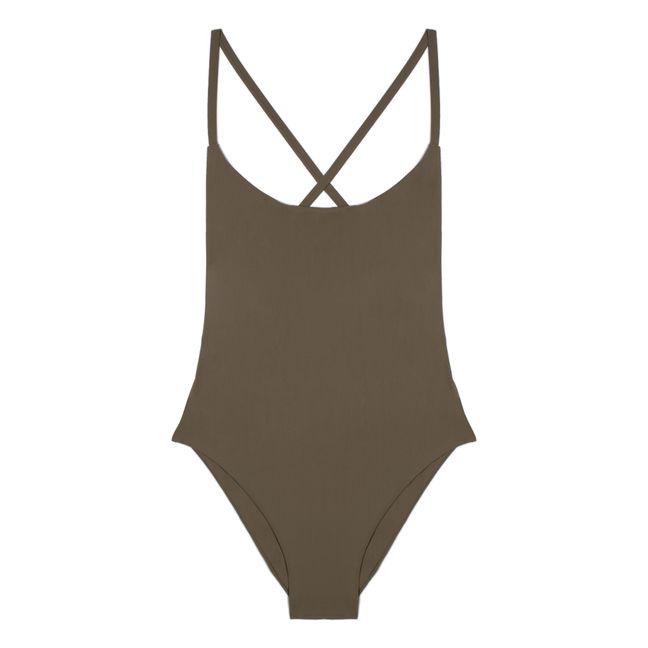 Uno One-piece Swimsuit  | Olive green
