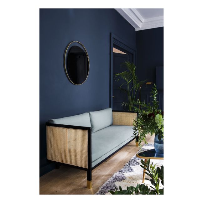Ellipse Brass & Glass Mirror - D80 cm | Brass