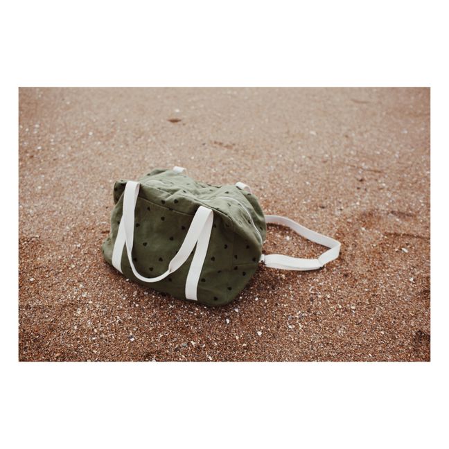 Borsa cambio Raphaël  | Verde militare