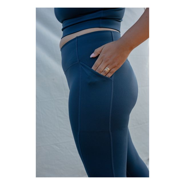 Leggings Bolsillo | Azul Noche