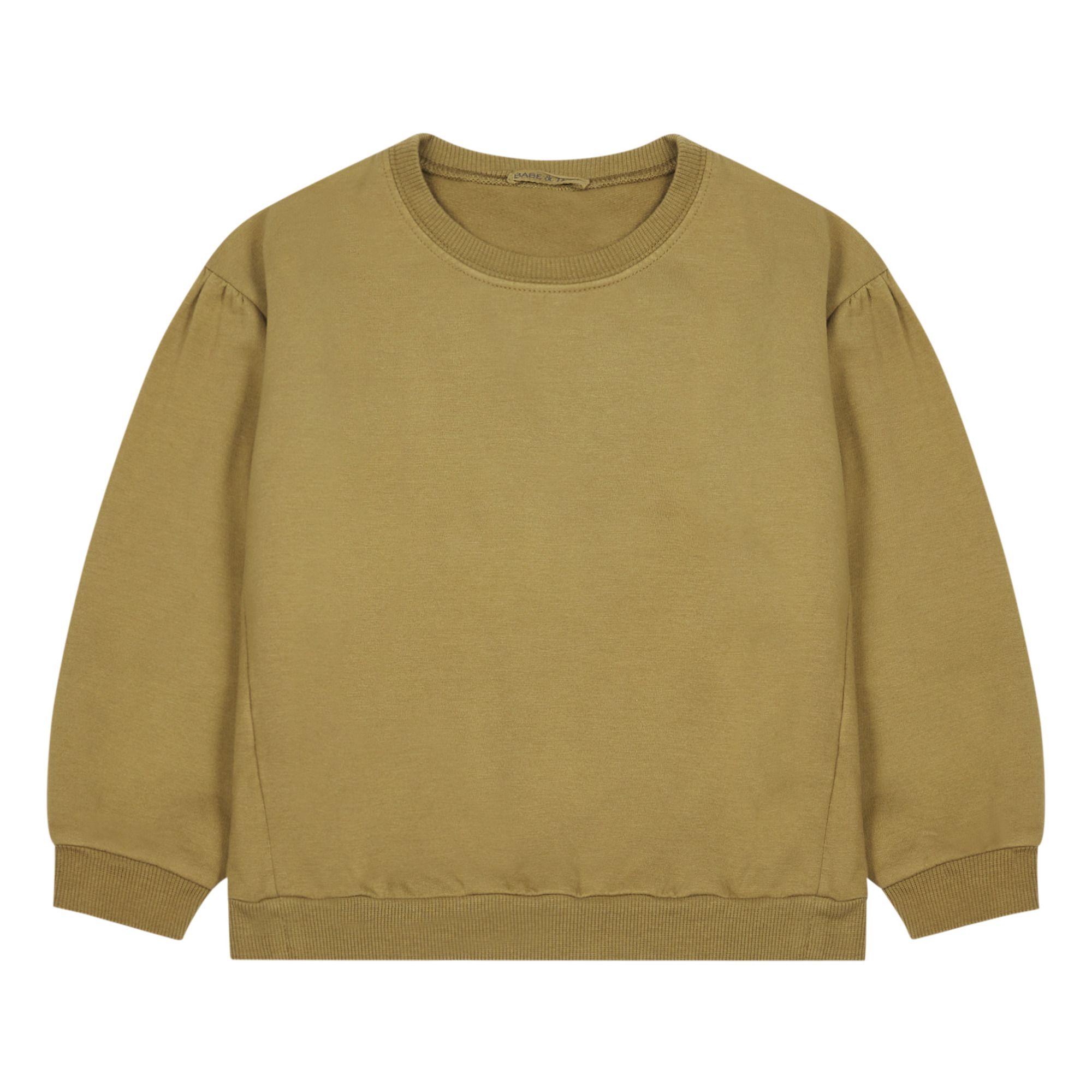 Babe & Tess - Sweat Manches Ballons - Fille - Ocre