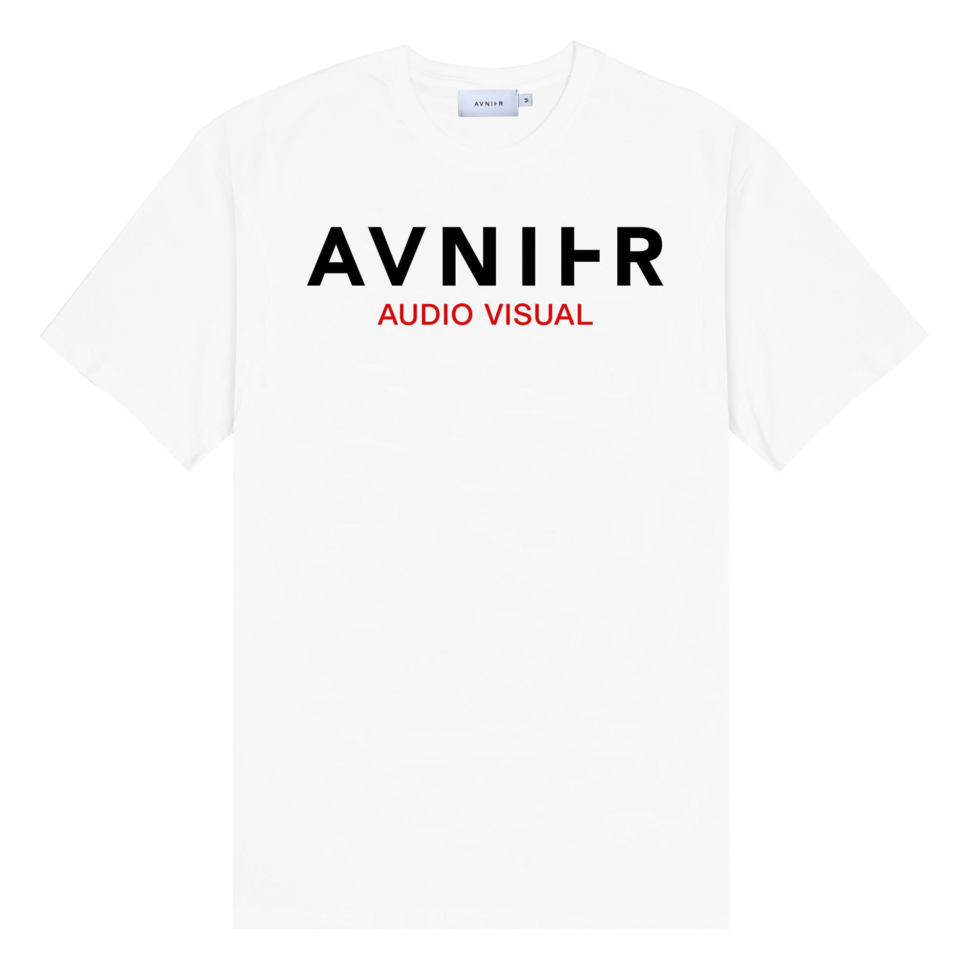 Avnier - T-shirt Audiovisuel Coton Bio - Homme - Blanc