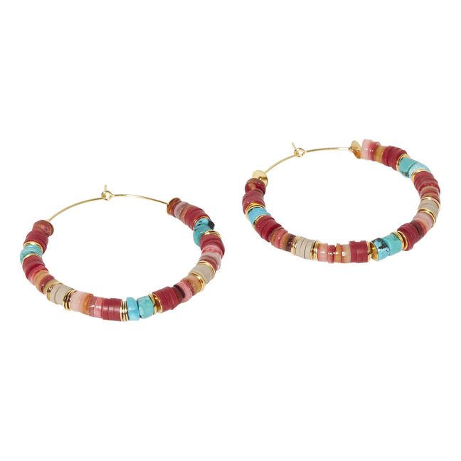 Boucles d'Oreilles Calcutta | Rose