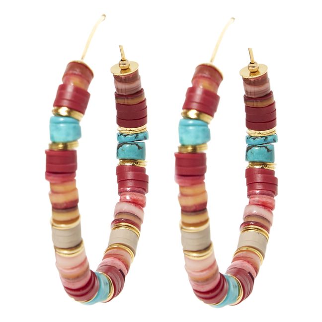 Boucles d'Oreilles Calcutta | Rose
