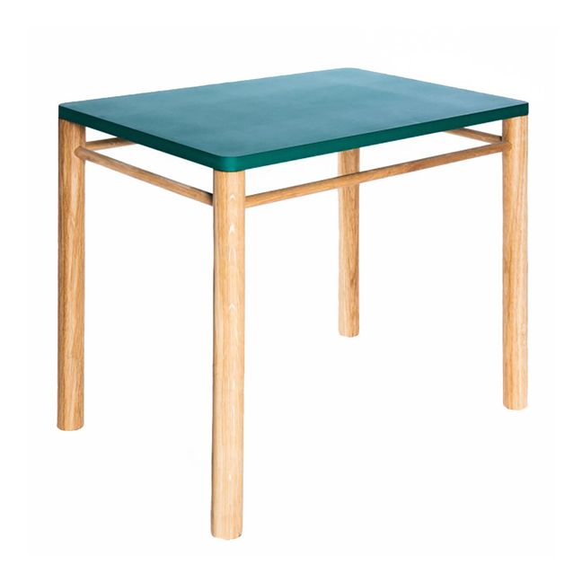 Table Camille inspirée Montessori Vert Menthe