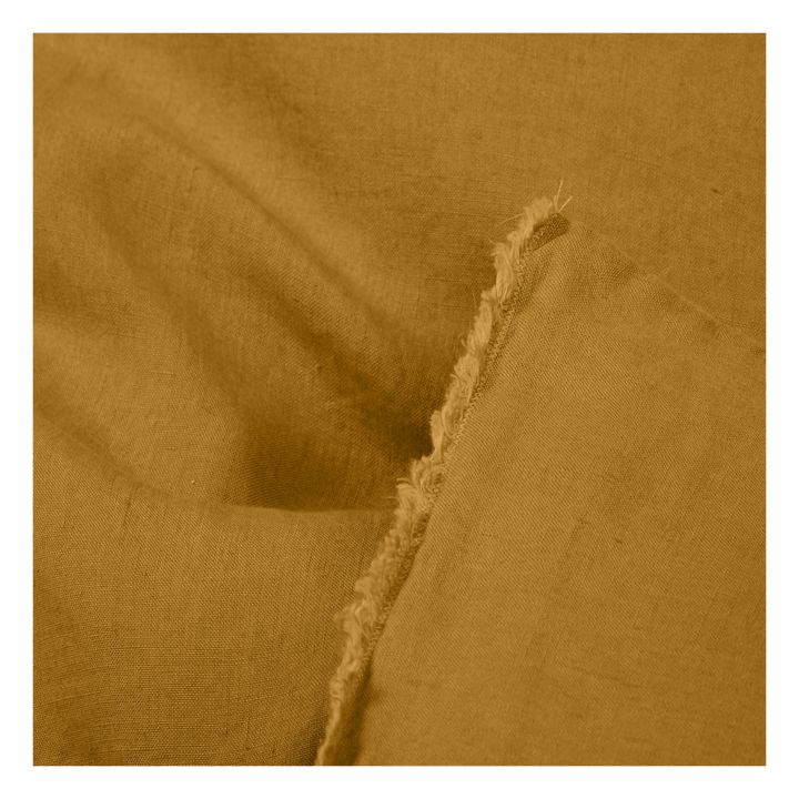 Wahsed Linen Quilt Cover | Camel- Product image n°1