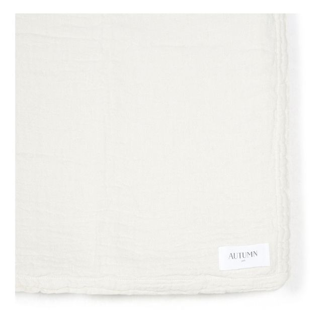 Tovaglia Punto in jacquard di cotone bio | Bianco latte