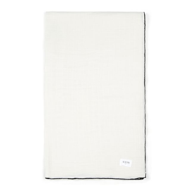 Tovaglia Muslin in mussolina di cotone bio | Bianco latte