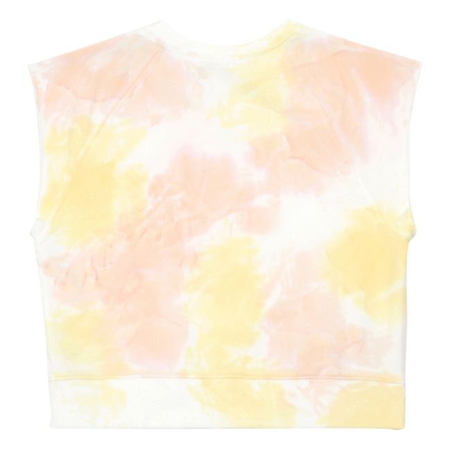 Tie-Dye Organic Cotton Tank Top | Candy pink