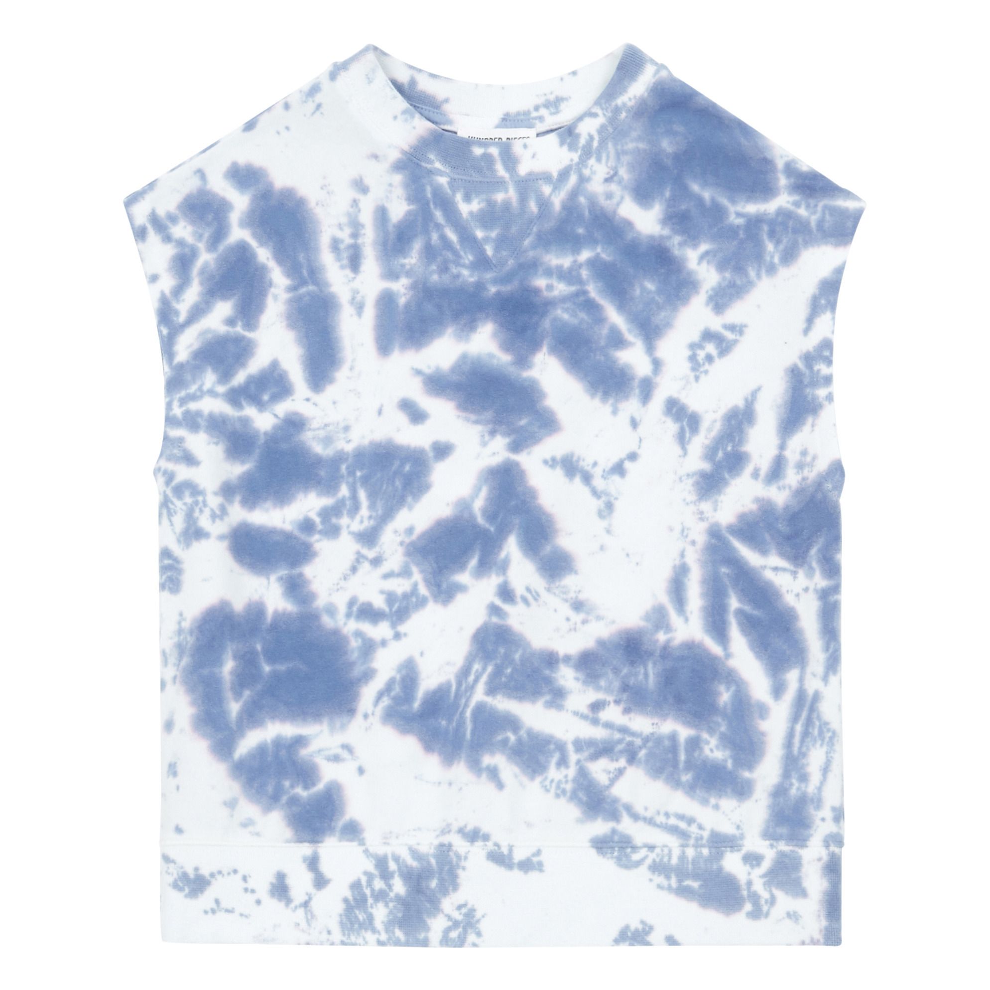 Hundred Pieces - Sweat Tie&Dye Coton Bio - Garçon - Bleu
