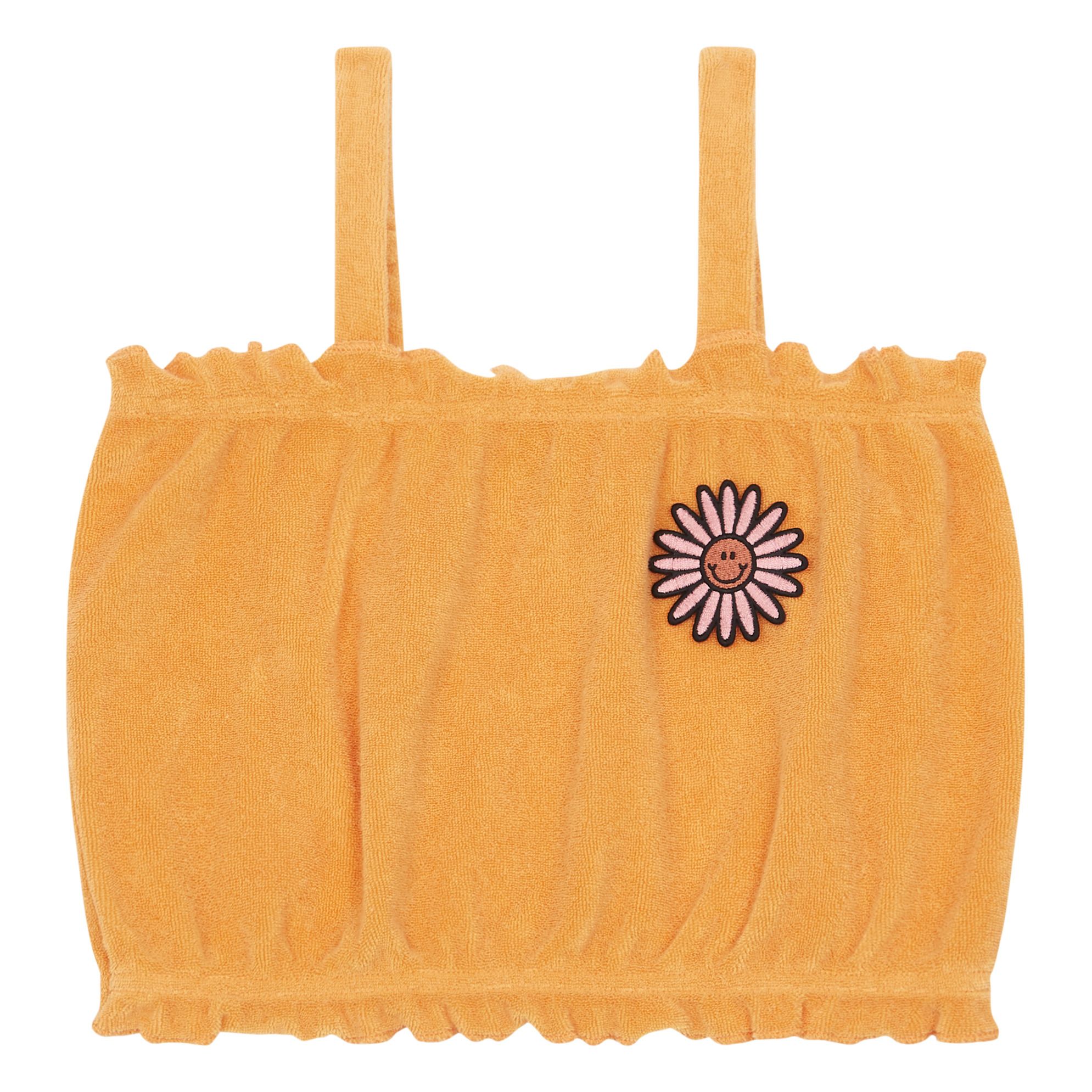 Hundred Pieces - Top Eponge Bio - Fille - Mandarine
