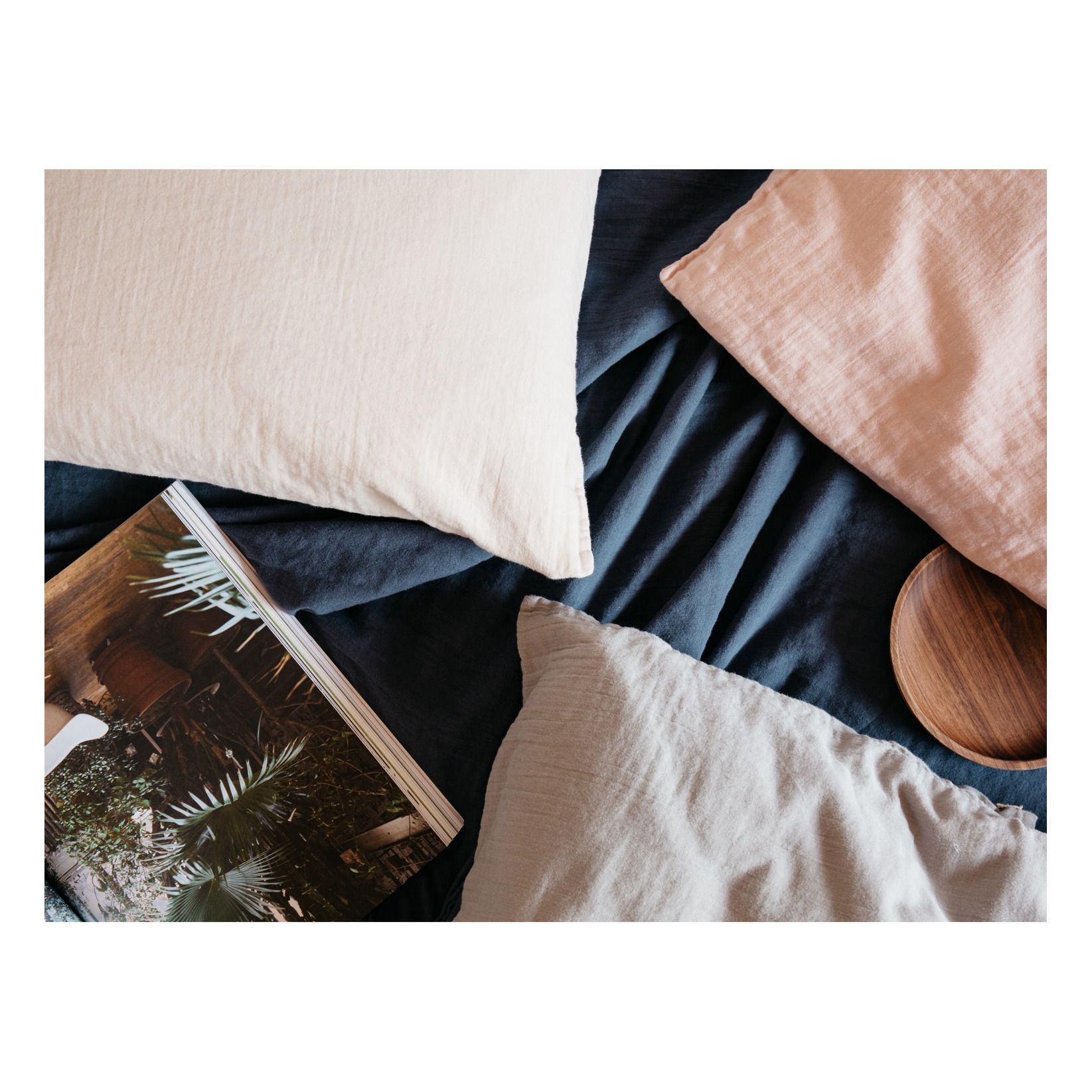 Cotton Gauze Pillowcase Off white Lab Design Adult