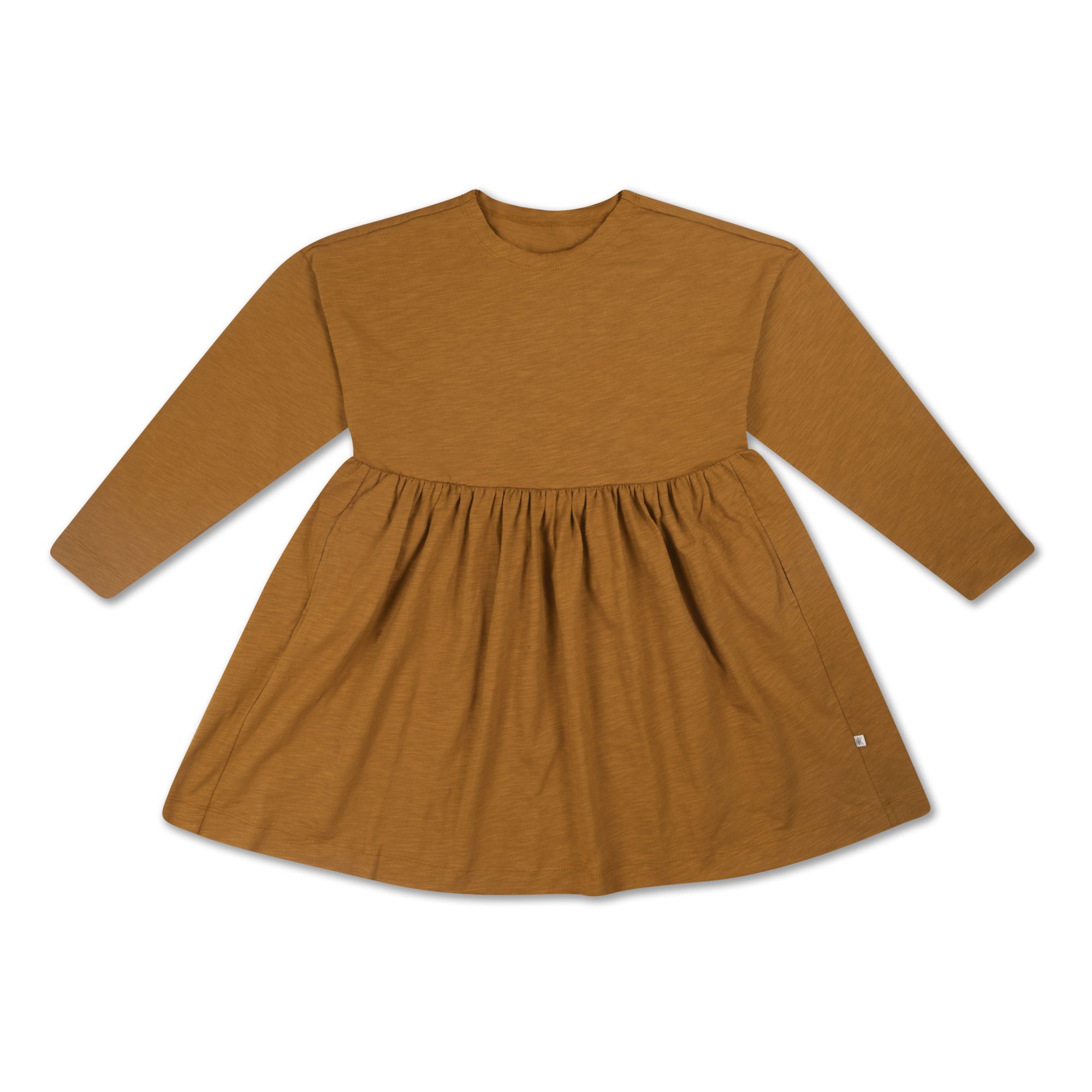 Repose AMS - Robe Coton Bio - Fille - Camel