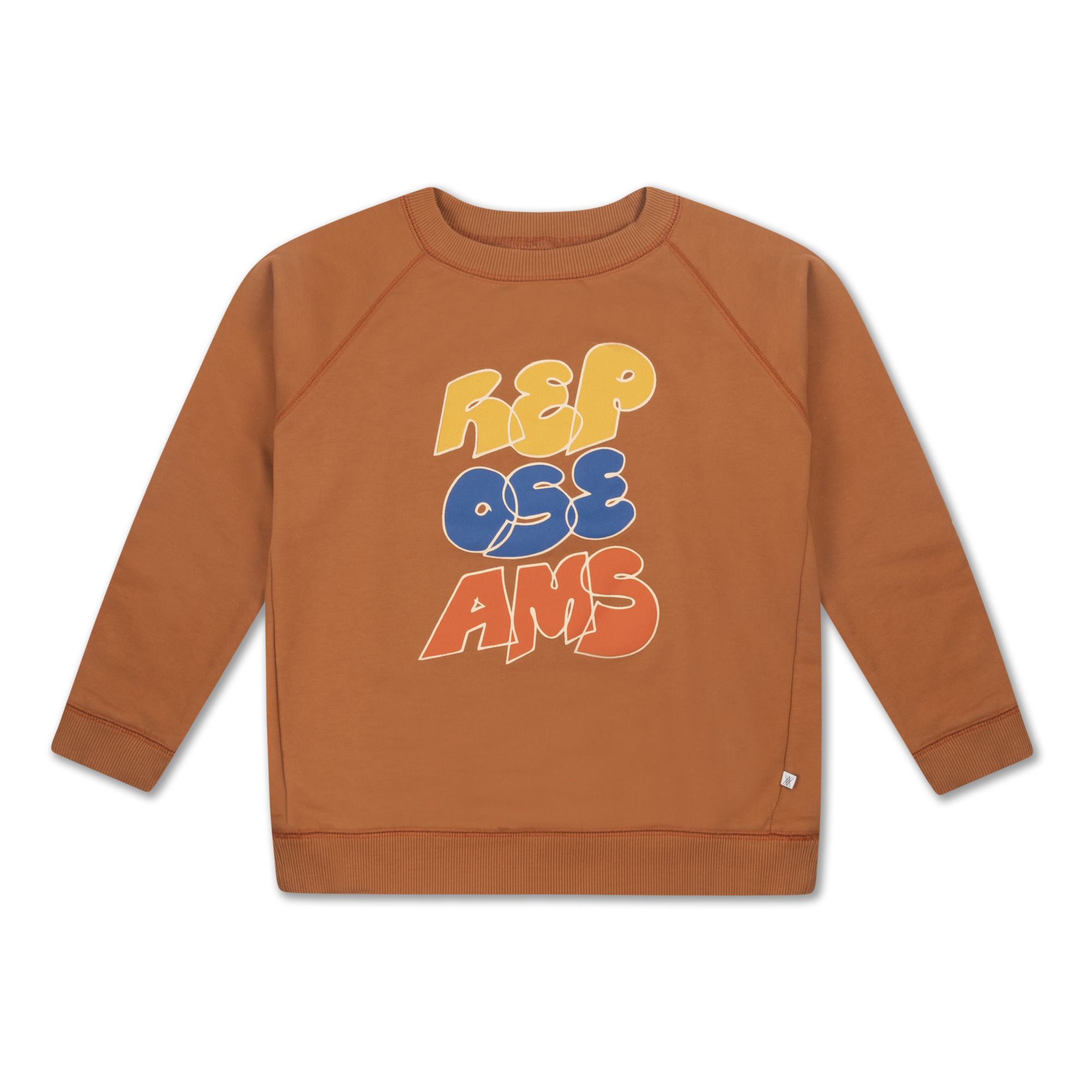 Repose AMS - Sweat Coton Bio - Fille - Camel