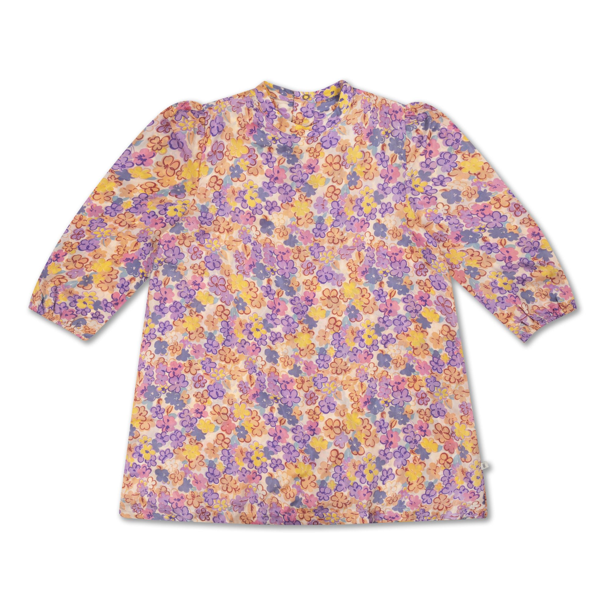 Repose AMS - Robe Fleurs - Fille - Rose