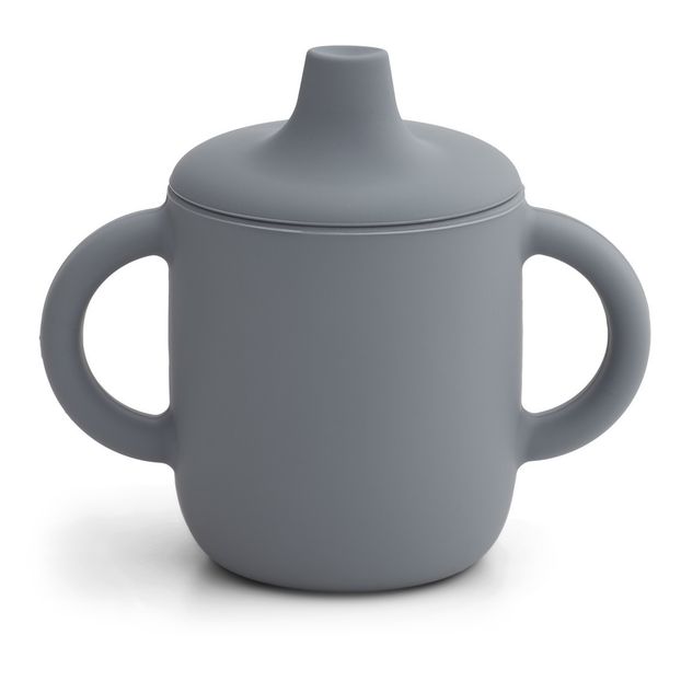 Tasse D Apprentissage Neil En Silicone Bleu Liewood Design Bebe