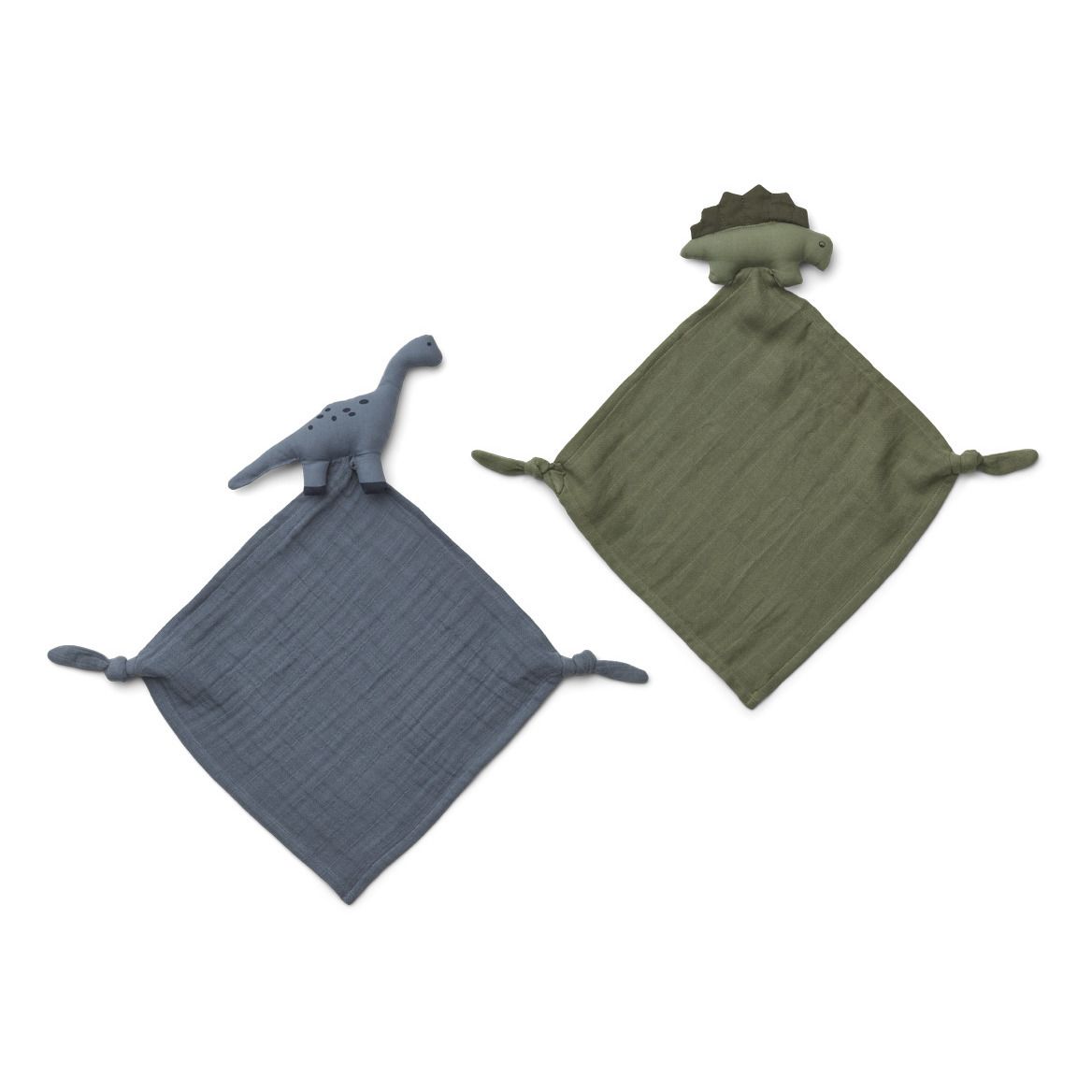 Liewood - Doudous Yoko Dino - Set de 2 - Bleu