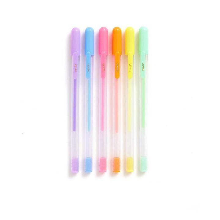 Bolígrafos de gel Rainbow - Pack de 6- Imagen del producto n°0