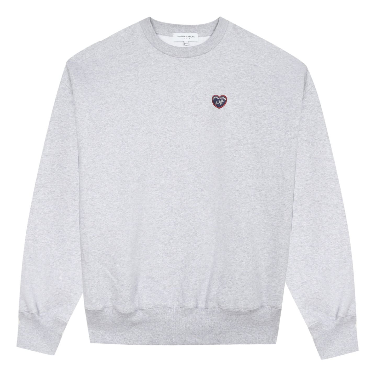 Maison Labiche - Sweat Patch MLB Coton Bio - Collection Femme - - Gris clair