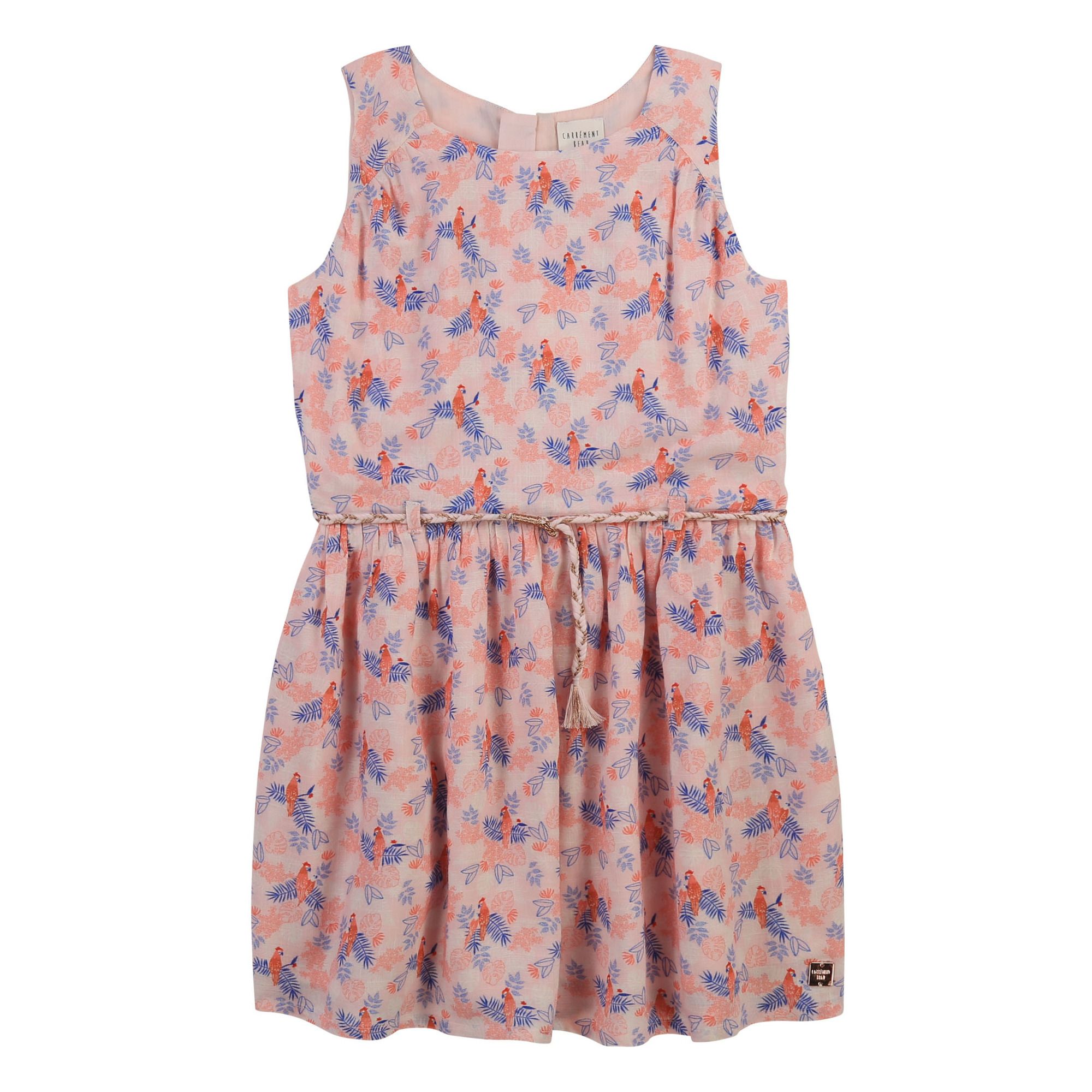 Carrement Beau - Robe Perroquets - Fille - Rose