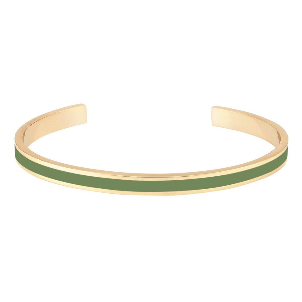 Bangle Up - Jonc Ajustable Bangle - Femme - Vert kaki
