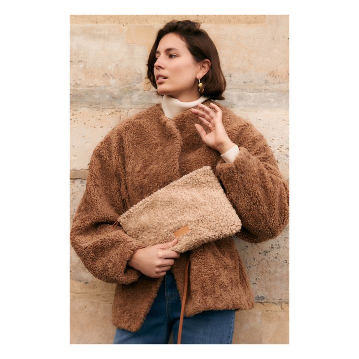 Palena Faux Fur Jacket Camel